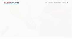 Desktop Screenshot of farodesign.com