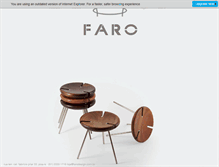 Tablet Screenshot of farodesign.com.br